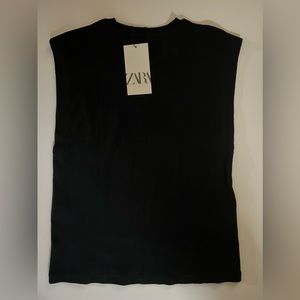 Zara black top with tag